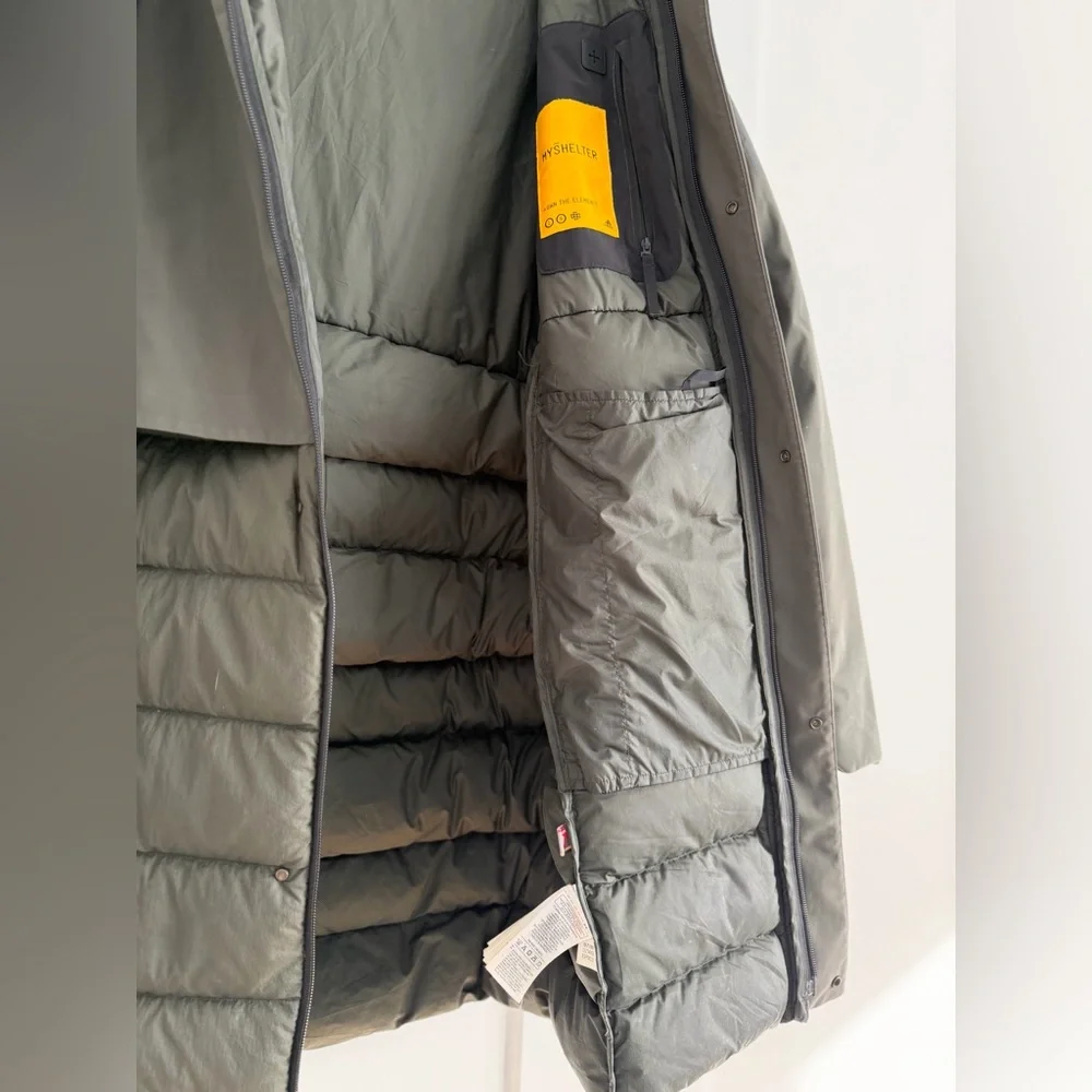 Adidas Men’s Olive Myshelter‎ Climaheat Parka Down Coat sz large